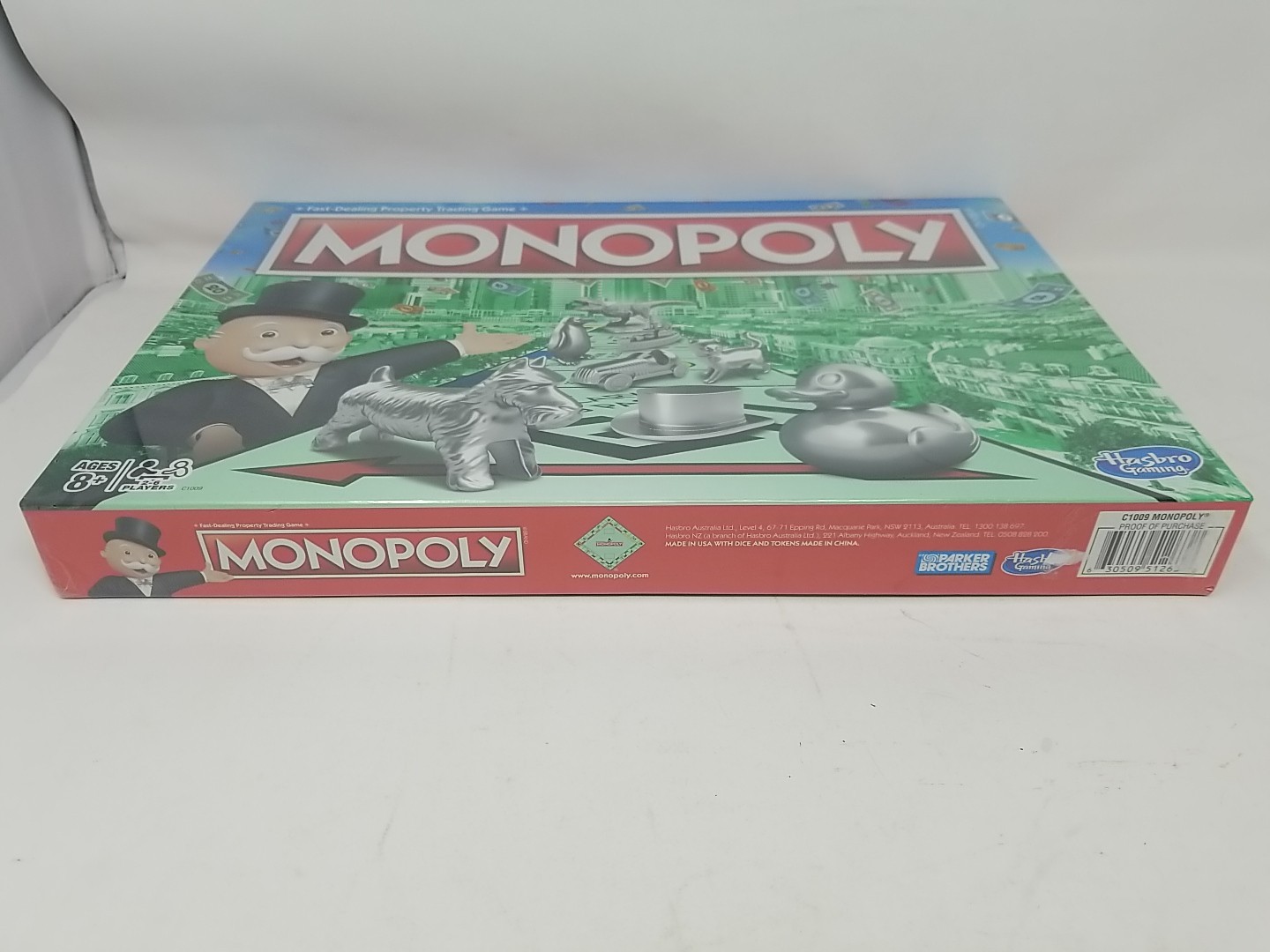Hasbro Monopoly Board Game Classic New, Sealed