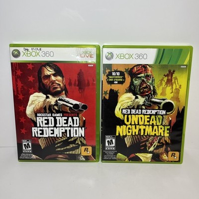 Red Dead Redemption + Undead Nightmare Microsoft Xbox 360 + Manuals CIB
