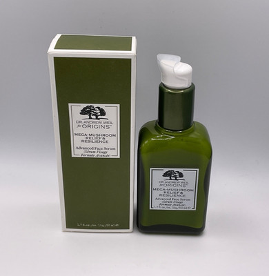Origins Mega Mushroom Relief & Resilience Advanced Face Serum 1.7 oz ~ Authentic