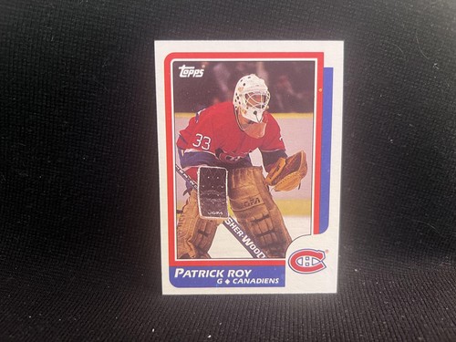 Patrick Roy #53 — 1986 hockey card