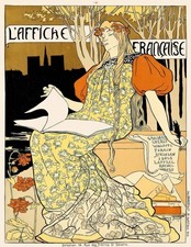 13654.Decor Poster.Home Interior design.Wall Art.Vintage L Affiche French Woman