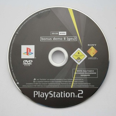 PS2 / Playstation 2 - Bonus Demo 8 gnu mit OVP / Pappschuber sehr guter Zustand