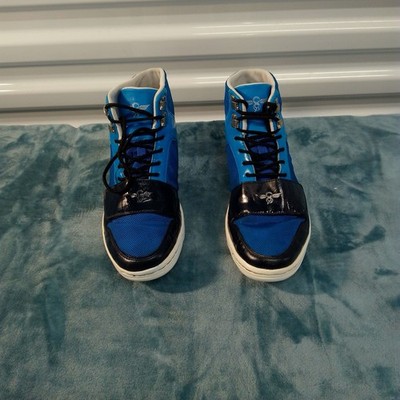 Creative Recreation Cesario High Top Men Boys Size 8 sneakers Blue Black & White
