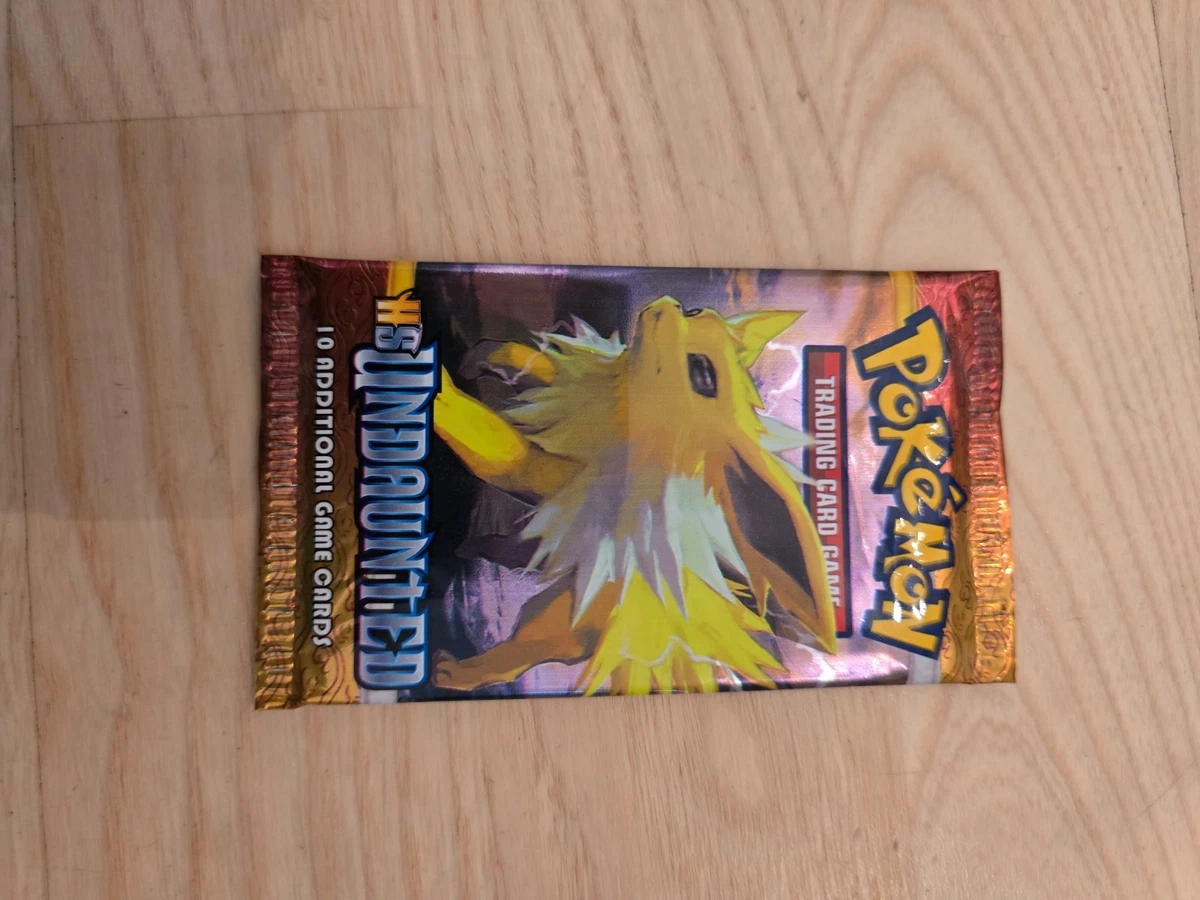 undaunted booster box HS Pokmon Pack No challenge too great Pokmon TCG Undaunted Sealed Collectible