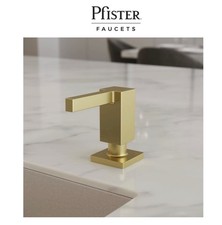 Pfister Modern Square Deck Mounted Soap Dispenser with 18 oz Capacity