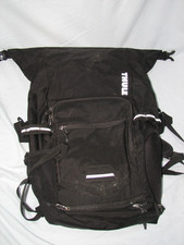 Thule Sweden Pack 'n Pedal Backpacking Backpack Black w/ Rain Cover – FREE SHIP