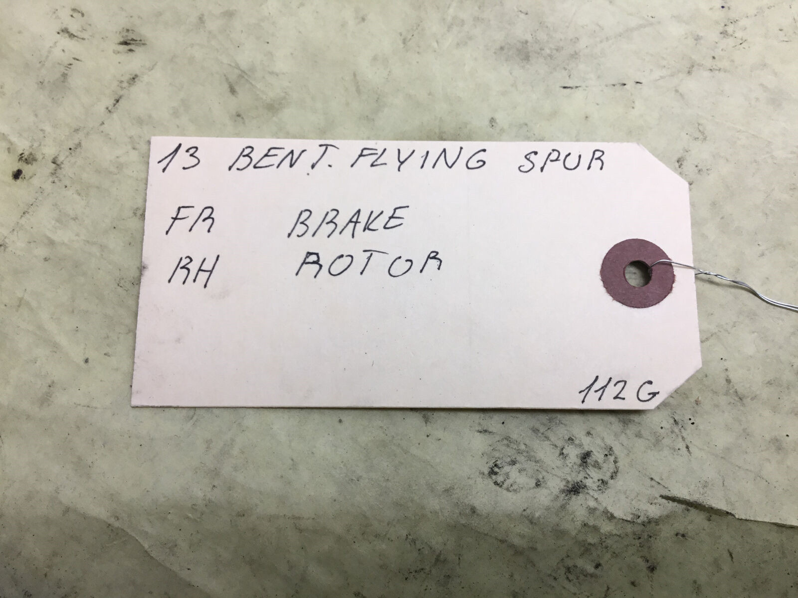 Bentley Flying Spur 2013-2018 FRONT+RIGHT Brake disc