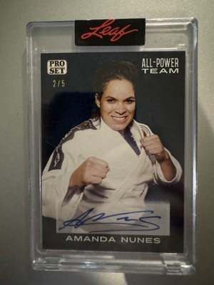 2022 Leaf Pro Set All-Power Team Amanda Nunes Auto /5