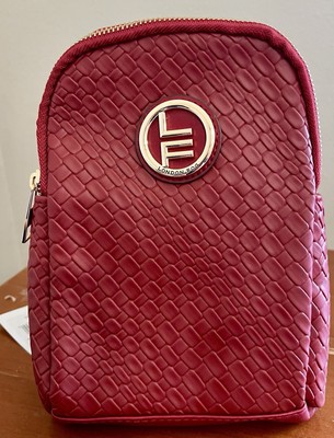 London Fog Broadway Double Compartment Woven Sling Bag MSRP  display picture 1