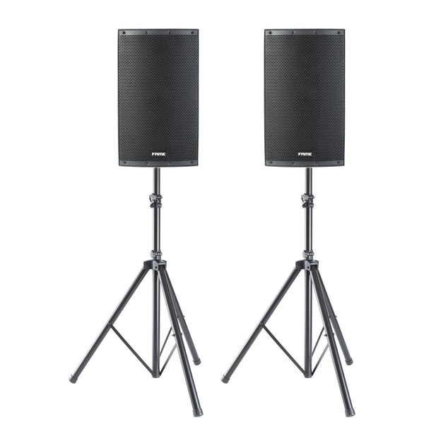 "Audio Aktiver Lautsprecher Set 300W Rms 900W Peak 12\" TieftöNer 90°"-image
