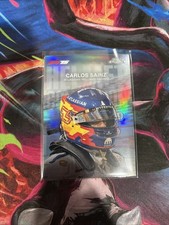 2025 Topps Chrome F1 CARLOS SAINZ Helmet Collection Refractor #HC-7