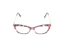 Betsey Johnson Hunny Rose Cateyes Eyeglasses ...