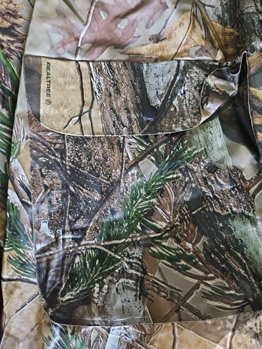 Real Tree Camo Rain Suit XL Jacket Pants Camouflage Waterproof Breathable Shell - Picture 3 of 8