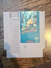 Super Pitfall Nintendo NES Video Game with Dust Cover - Working