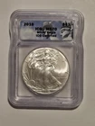 U.S. Mint 2010 American Silver Eagle $1 1 oz .999 Silver ICG MS70