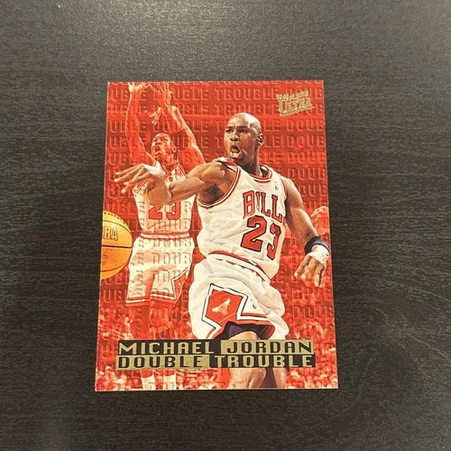 Michael Jordan 1995-96 Fleer Ultra Double Trouble #3 Insert HOF I8