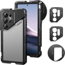 NEEWER S25 Ultra Phone Cage, Mobile Video Rig Phone Stabilizer with 67mm Filter