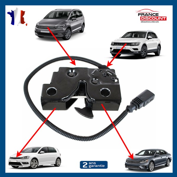 Motor Verriegelung Heck- Vorne Nuckel FüR Volkswagen Golf 7 - 5G1823509A-image