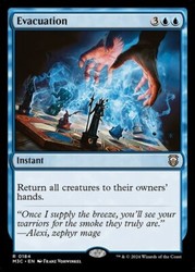Evacuation (Ripple Foil) #184 Commander: Modern Horizons 3