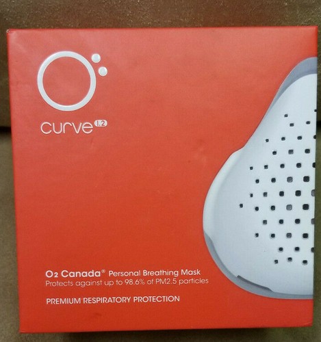 O2 Canada Curve 1.2 Personal Breathing Mask Premium Respiratory Protection