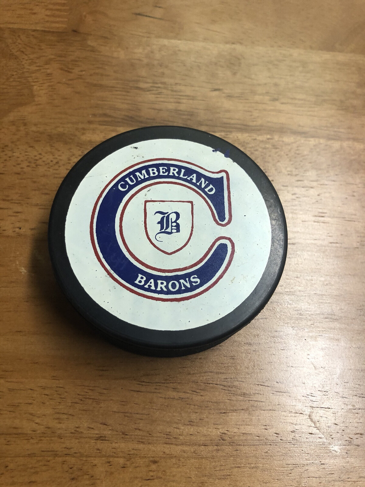 VINTAGE CUMBERLAND BARONS HOCKEY PUCK CZECHOSLOVAKIA OFFICIAL eBay