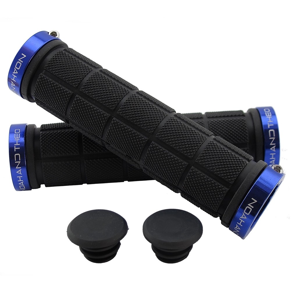 Manopole Bici Mtb Manopole Per Bici Noah And Theo Nere - Doppio Lucchetto Su Manubrio, Per Mountain Bike E Ibride Manubrio Bici Mountain Bike - Foto 10