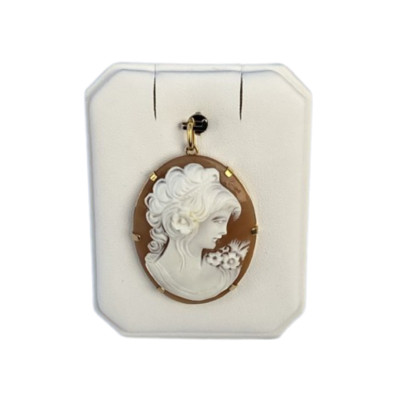 BEAU PENDENTIF ventes exceptionnelles EN OR 18K CAMÉE or 18 carats