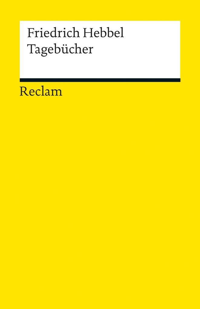 Thumbnail - Tagebücher | Friedrich Hebbel | 2013 | Deutsch