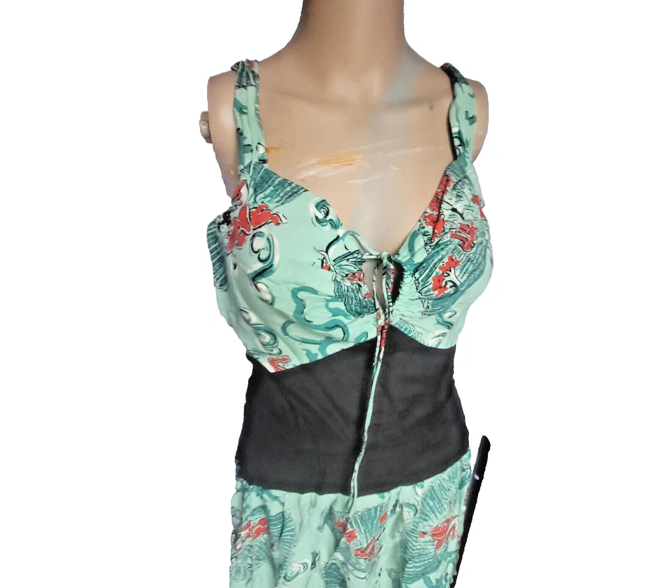 Trashy Diva Candice Gwinn Новый Орлеан гейша 50 стиль платье Sz 8 $250 - Изображение 4 из 4