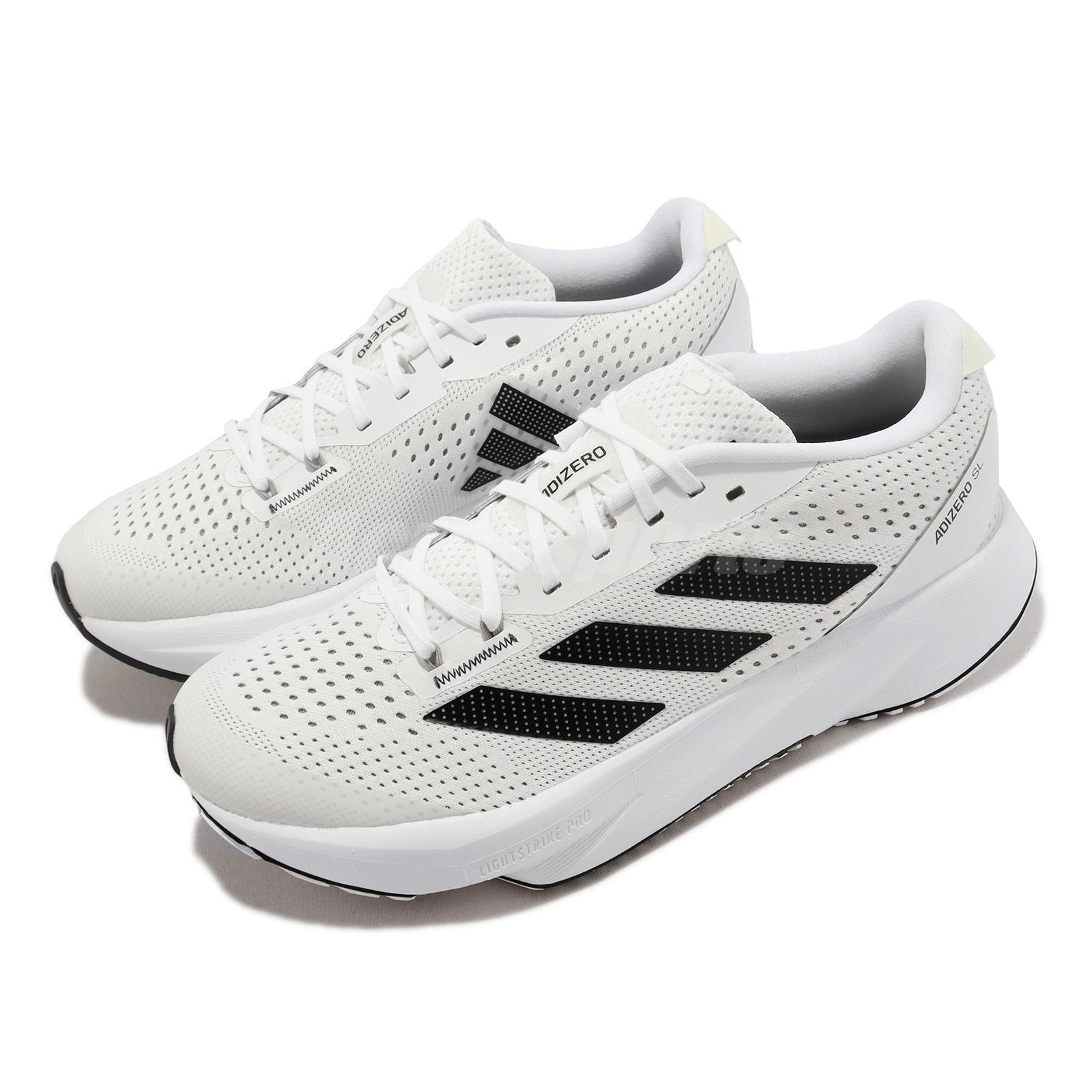 adidas Adizero SL W White Black Grey Women Running Shoes Sneakers Sports  HQ1343