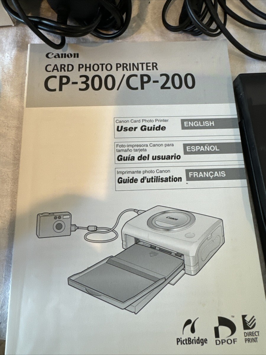 Canon CP-200 Photocard Printer With Accessories Bundle | eBay