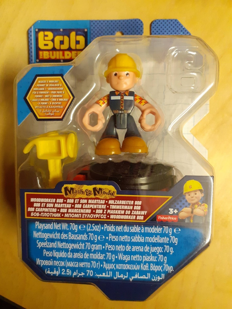 Bob the Builder:Mash and Mould Set (Woodworker Bob)Figure&Playsand