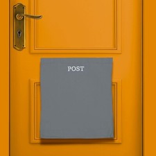 Post and Letter Catcher Bag [ Door Letterbox Cage Mail Catcher ] GREY