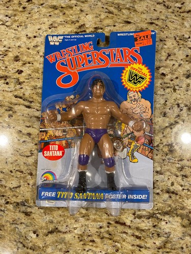 WWF Tito Santana LJN Wrestling Superstars Figure W...