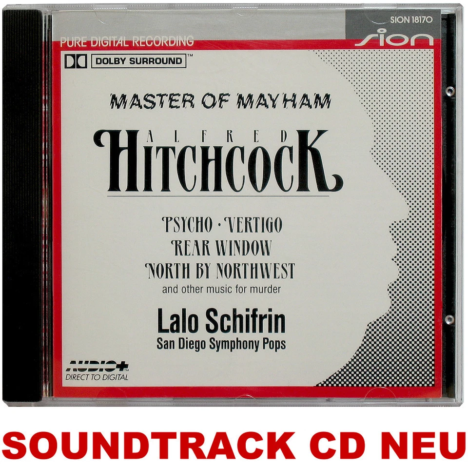 Lalo Schifrin - Master of Mayham - Alfred Hitchcock - Soundtrack CD Neu
