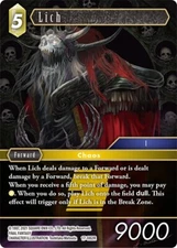 Lich [Final Fantasy TCG] Card SQUARE ENIX [NEAR MINT] 17-082R