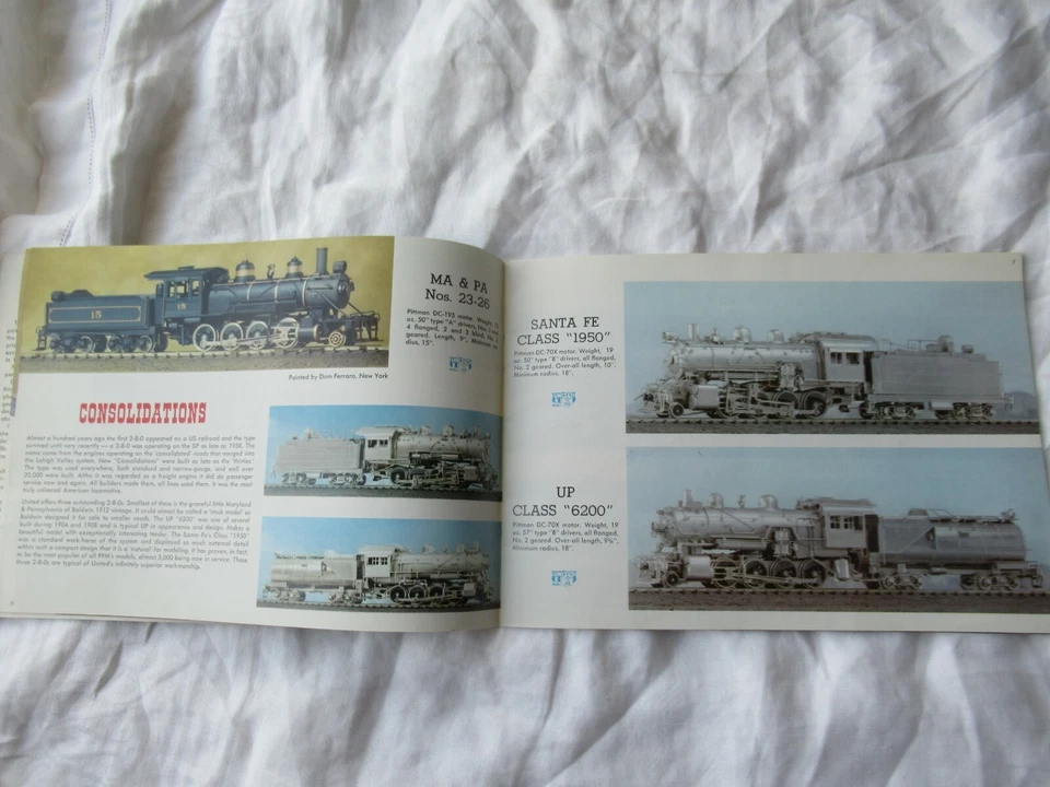 1965 Pacific train fast mail catalog brochure Santa Fe Sierra price list - Image 4 of 4