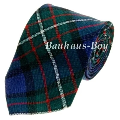INGLES NECK TIE TARTAN FERGUSON MODERN 100% PURE WOOL KILT MADE IN SCOTLAND MENS FORMAL