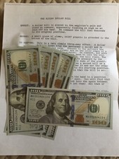 Vintage The Rising $100 Bill  Magic Trick - B...