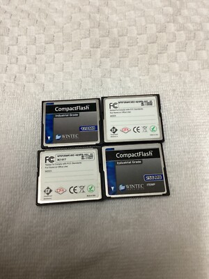 WINTEC  256MB CF Compact Flash memory card LotOf 4