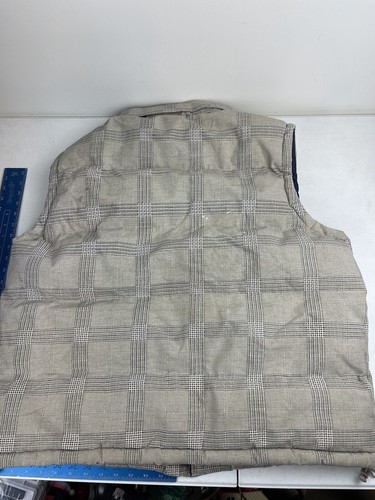 US Polo Assn Men’s Full Zip Puffer Vest White/Grey Size XLarge - Picture 2 of 11