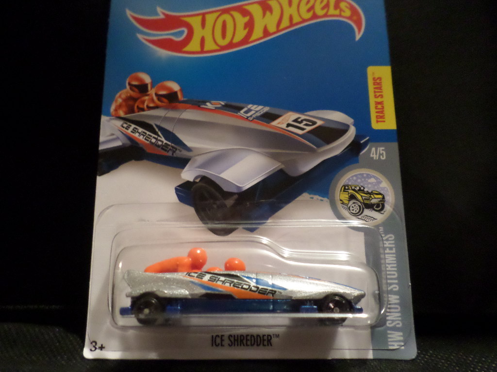 HW HOT WHEELS 2016 HW SNOW STORMERS #4/5 ICE SHREDDER HOTWHEELS SILVER VHTF