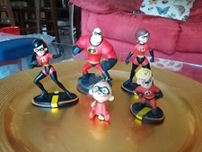 Gli Incredibili supereroi pupazzi la famiglia dei cartoni animati TV collezione 