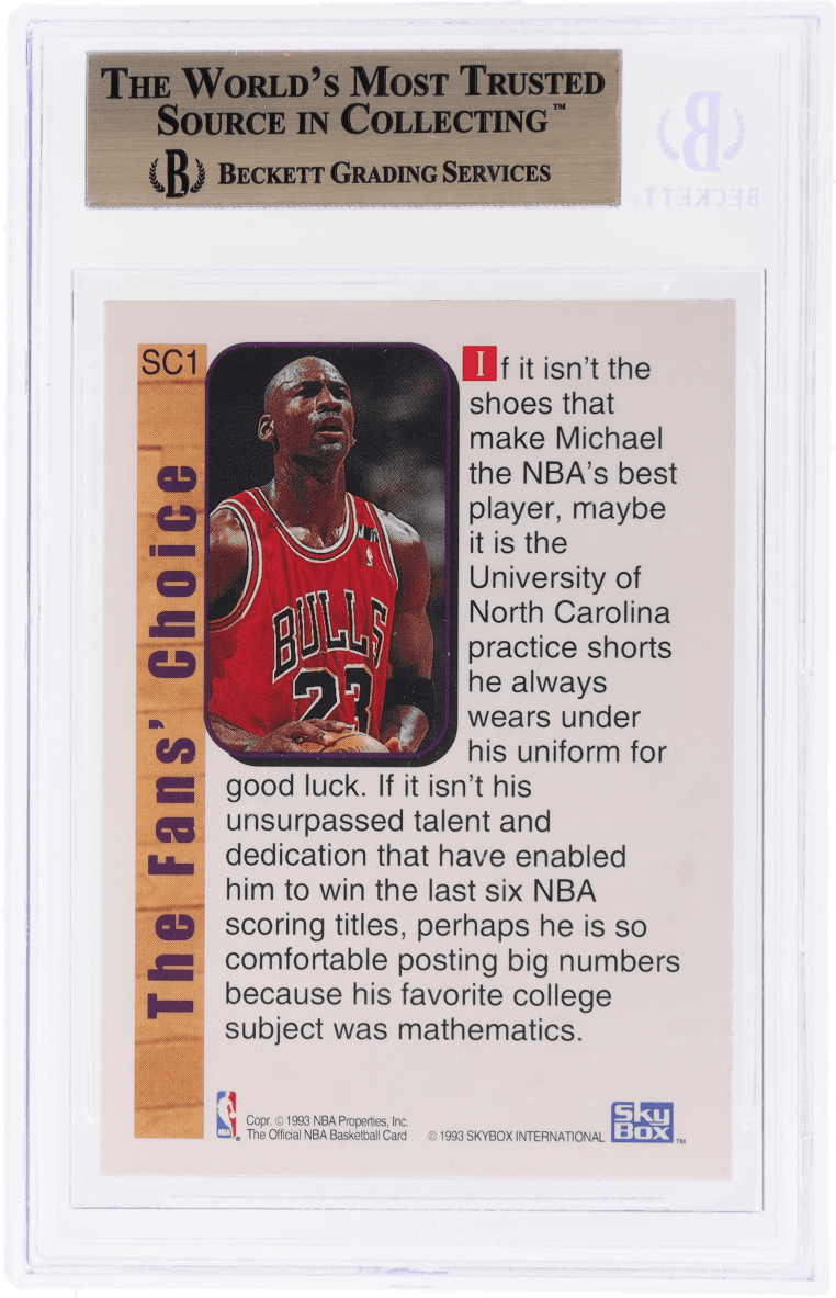 1992 Hoops Michael Jordan Supreme Court #SC1 BGS 9.5 | eBay