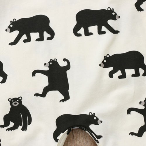 Newborn Baby Boy Girl Kids Bear Romper Jumpsuit Outfit Clothes Outfits US STOCK - Picture 9 of 10