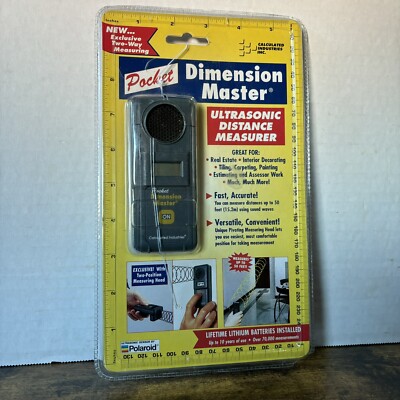 Calculated Industries Pocket Dimension Master Ultrasonic Distance Measurer 
