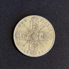 1922 UK Silver 2 Shillings (Florin) Average Circulated Condition Collectible!