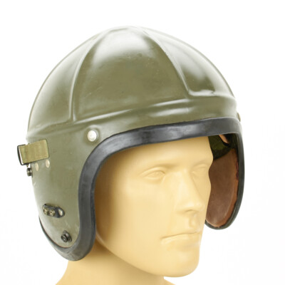 U.S. WWII Navy H-4 type Flight Helmet- French 403-M3 Bone Dome by SOCAPEX