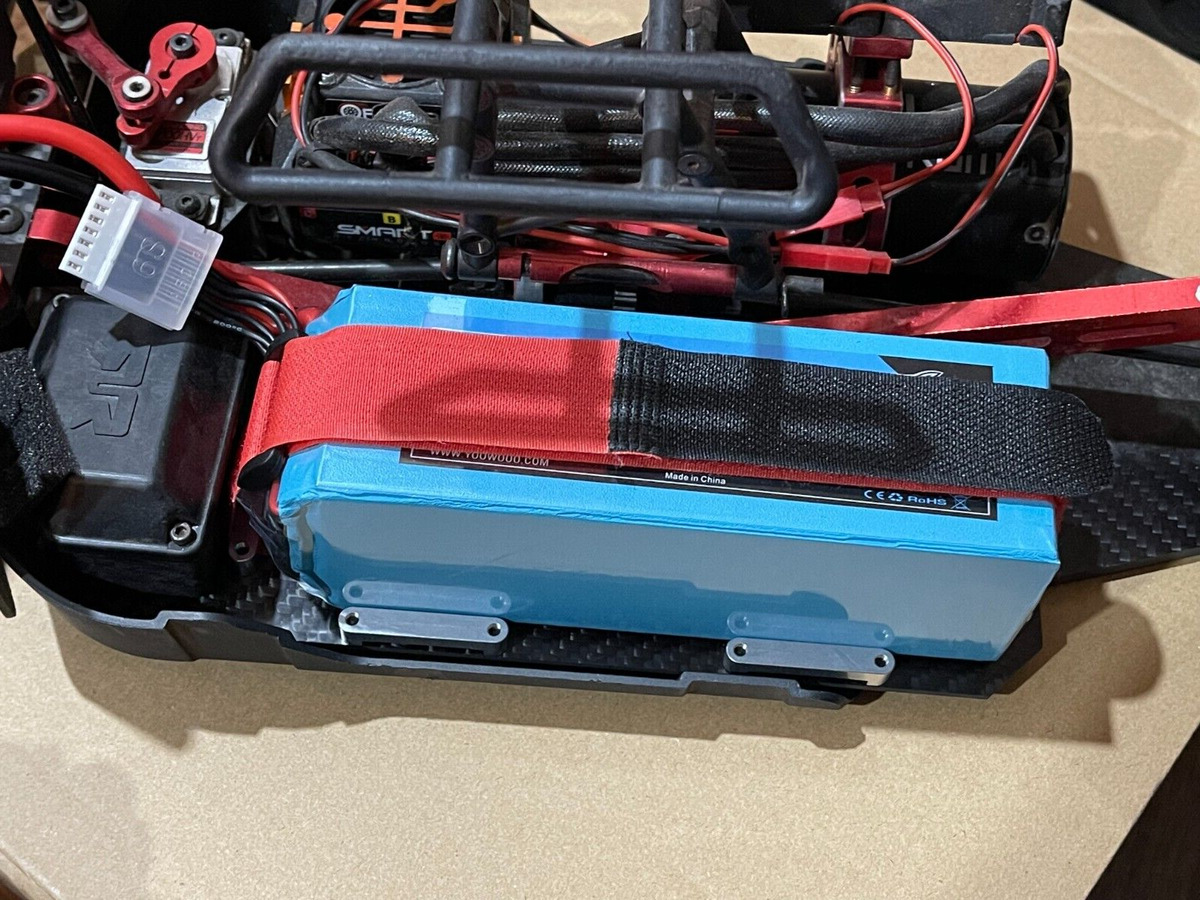 Vassoio Batteria Fibra Di Carbonio VASSOI BATTERIA PER ARRMA FELONY 6s - Foto 5