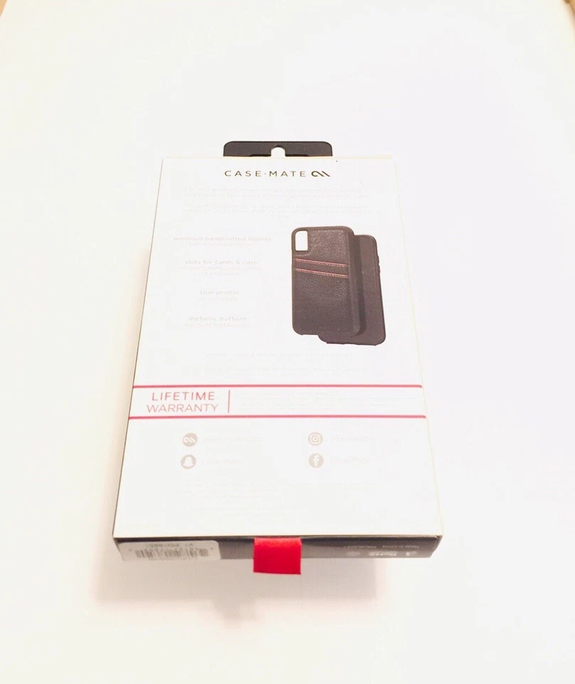 Funda/Funda Case-Mate Tough ID para Apple iPhone X iPhone XS en Negro Foto 3 de 4